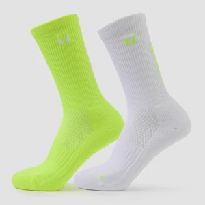 Bežecké ponožky MP Move Club (2 balenie) – žlté - Size UK 2-5