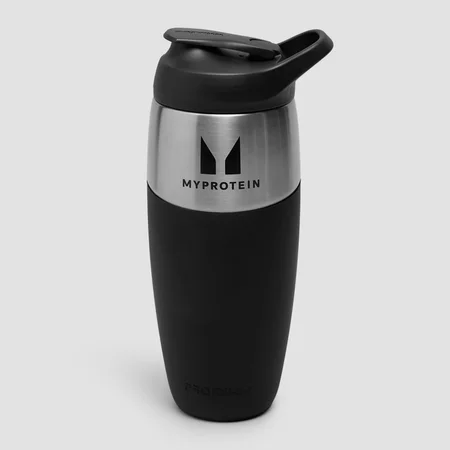 Myprotein x Promixx kovová fľaša s jednou stenou 950 ml - Stealth čierna