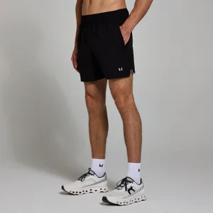 Pánske tkané kraťasy MP Active s 13 cm dlhým rozkrokovým švom – čierne - Size XS