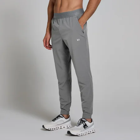 Pánske tkané jogger nohavice MP Active – sivé