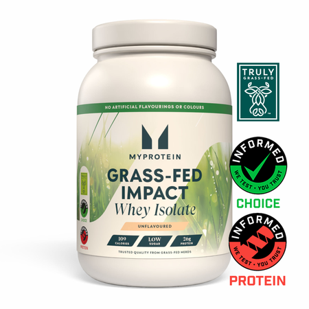 Zmes Impact Whey Isolate z hovädzieho dobytka kŕmeného trávou