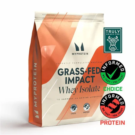 Zmes Impact Whey Isolate z hovädzieho dobytka kŕmeného trávou