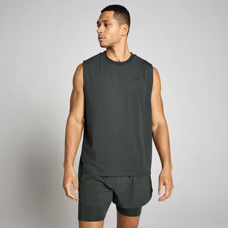 MP pánske oversized tielko Cotton Modal - Vypraná čierna