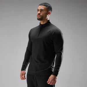 MP pánsky tréningový ultra jersey top 1/4 zips - Čierna - Size M
