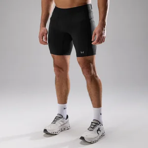 MP Men's Velocity Ultra Storage Half Tight - Black - Size XXL