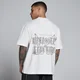 MP pánske tričko Lift Graphic Washed Oversized - Vintage biela