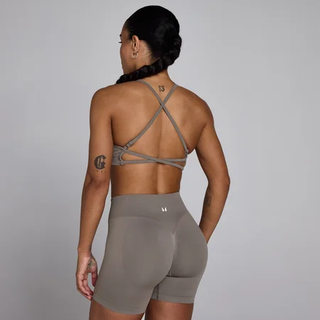 MP Women's Lift Seamless Strappy Bra - Dark Truffle