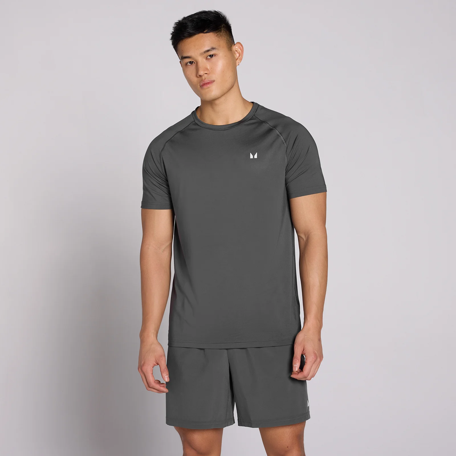 MP Men's Training Short Sleeve T-Shirt - Dark Grey - S Obrázok 1
