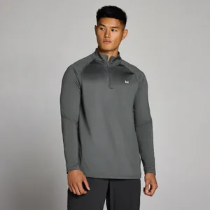 MP pánska tréningová mikina so zipsom 1/4 - Tmavosivá - Size M