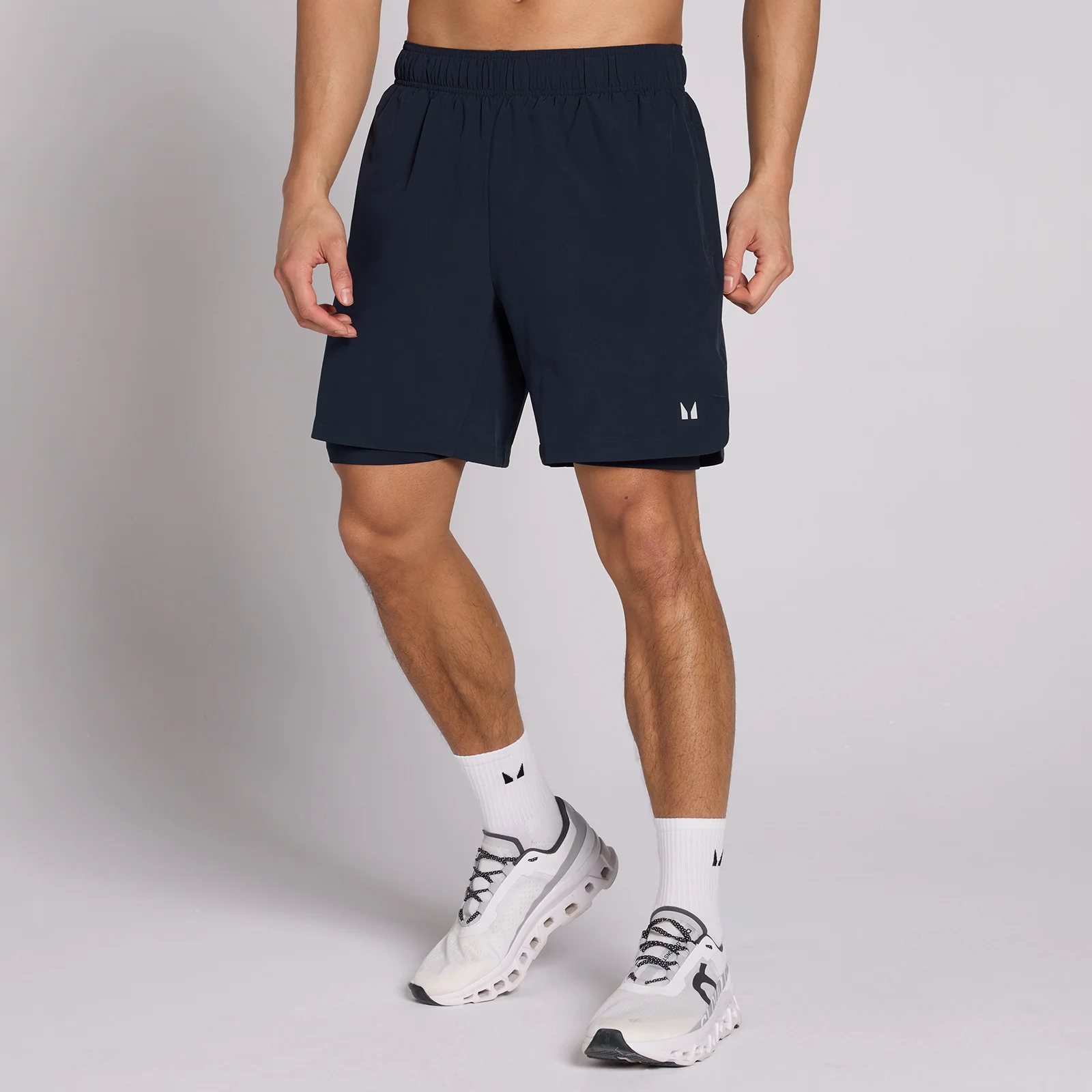 MP Men's 7" 2-in-1 Training Shorts - Dark Navy - S Obrázok 1