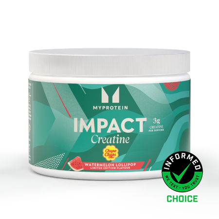 Zmes Impact Creatine – lízanka Chupa Chups s príchuťou vodného melóna