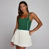 MP dámske tielko Tempo s ramienkami a kontrastnými prvkami - Racing Green