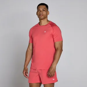 MP pánske tréningové tričko s krátkym rukávom - Červená Court - Size XS