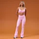 MP dámske rozšírené legíny Tempo so stahovaním spredu - Cosmo Pink
