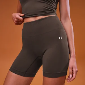 Kraťasy MP Tempo Seamless s riasením - Kakaová - Size XS