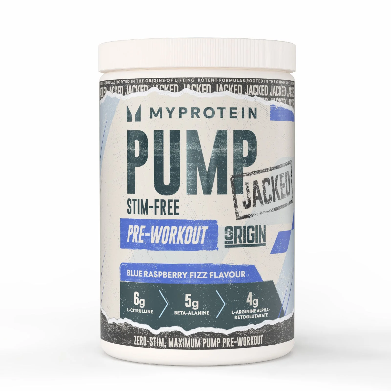Origin Jacked Pump - 625G - 25Porcií - Blue Raspberry Fizz Obrázok 1