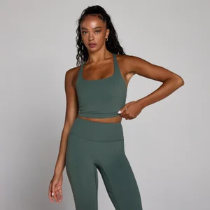 MP tielko Tempo so zviazaním vzadu pre ženy - Oblačná zelená - Size XS