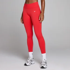 MP dámske bezšvové legíny Invisible Scrunch - Červená - Size XS