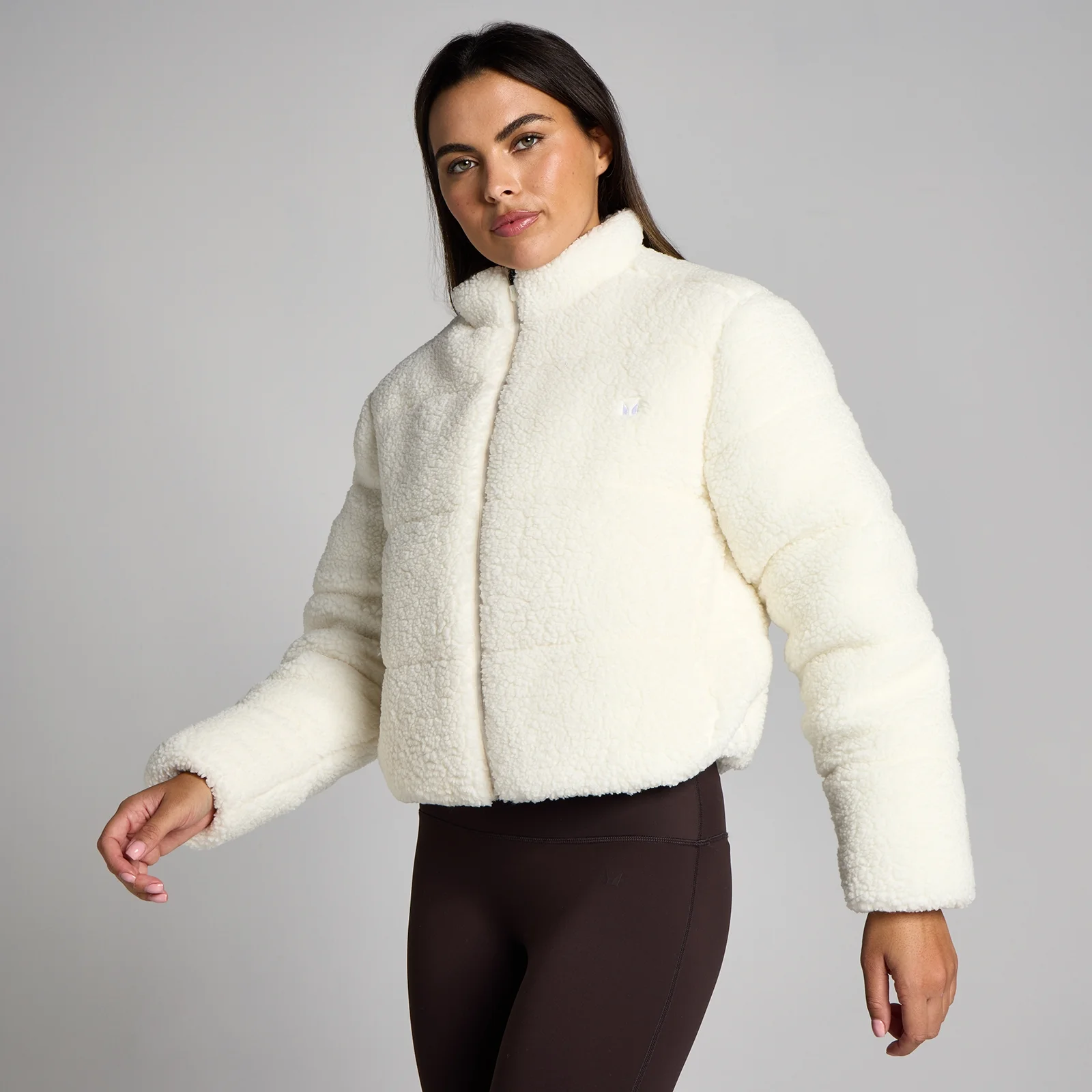 MP dámska Borg prešívaná bunda - Pearl - XS Obrázok 1