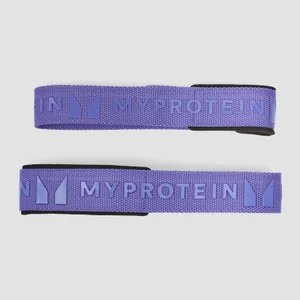 Myprotein silikónové zdvíhacie popruhy s úchopom v taške - Power Indigo - Colour Power Indigo