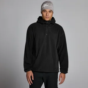 MP pánska flísová mikina s 1/4 zipsom - Čierna - Size L