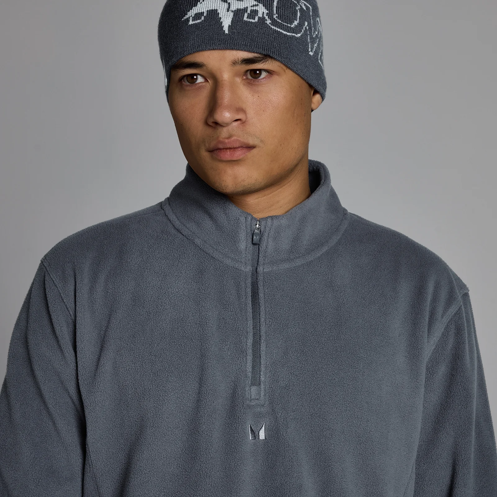 MP pánska mikina fleece 1/4 zips - Granite - M Obrázok 4