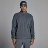 MP pánska mikina fleece 1/4 zips - Granite