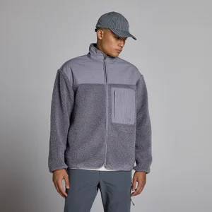 MP pánska mikina borg fleece - Dark Heather - Size XS