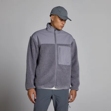 MP pánska mikina borg fleece - Dark Heather