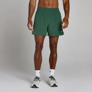MP pánske tréningové tkané kraťasy 5" - Pretekárska zelená - Size XS