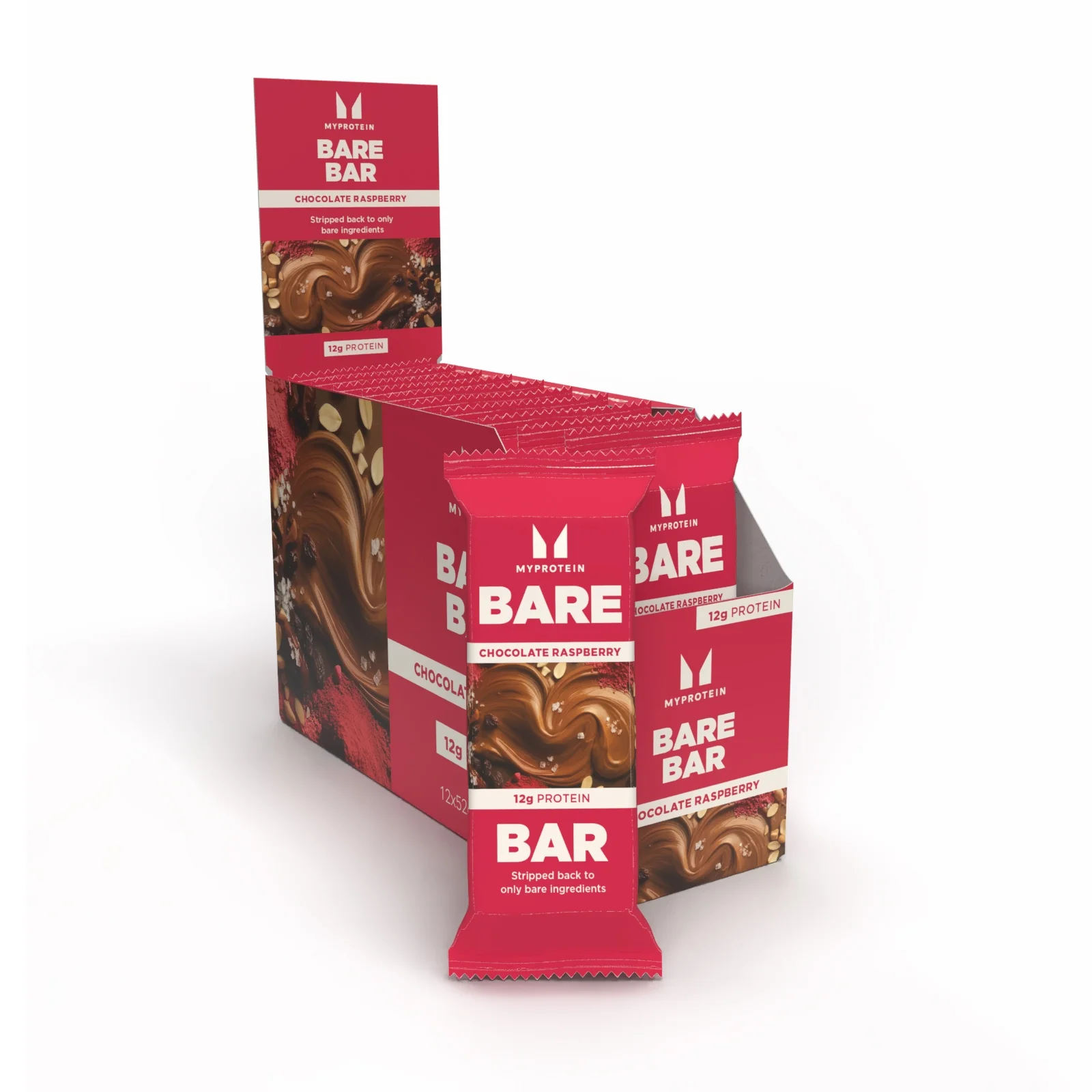 Bare Bar - 12Bars - Dark Choc Raspberry Obrázok 1