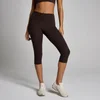 MP Dámske Tempo Capri Leggings - Kakao