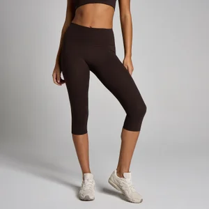 MP Dámske Tempo Capri Leggings - Kakao - Size S