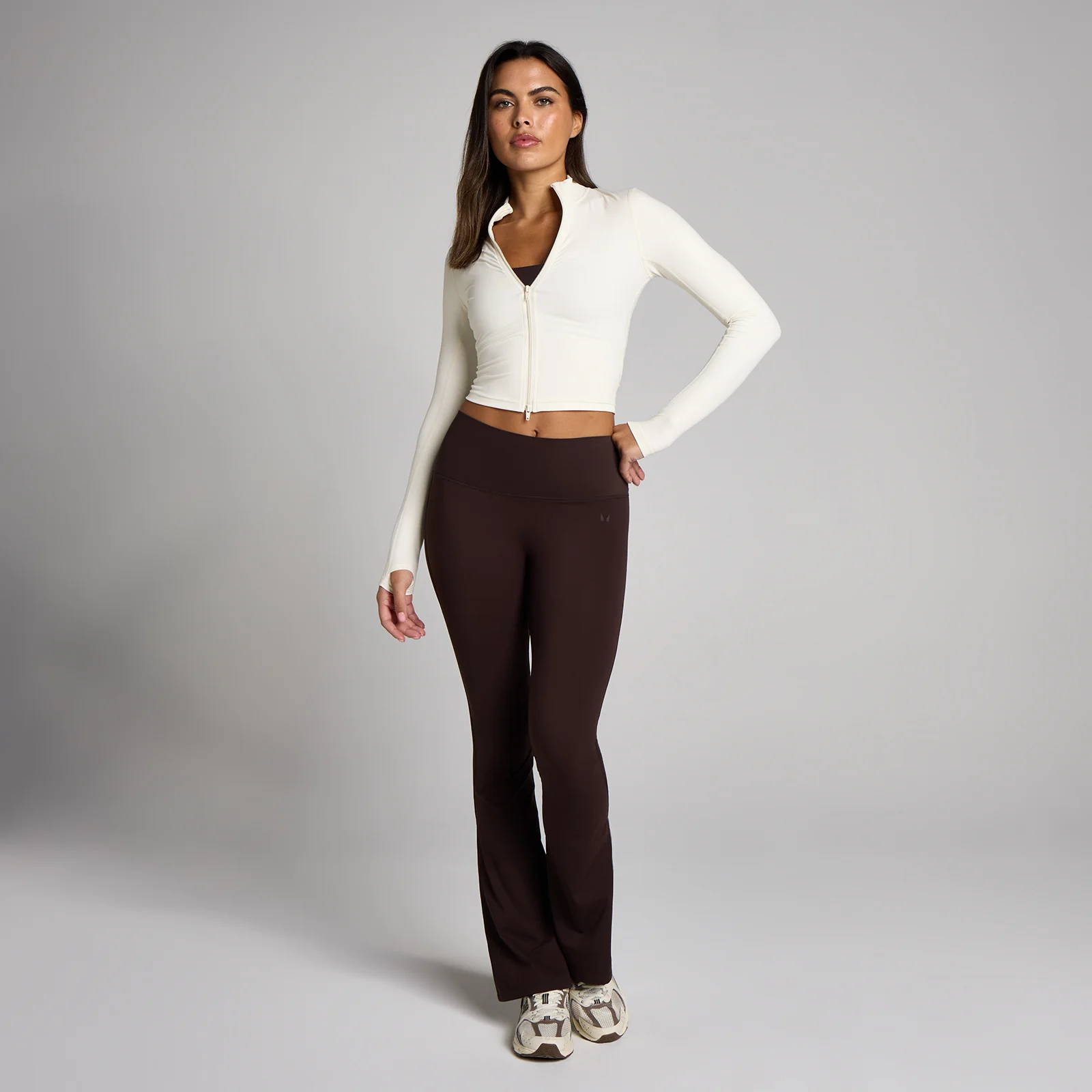 MP Dámske Tempo Cropped Bunda - Vanilka - L Obrázok 3