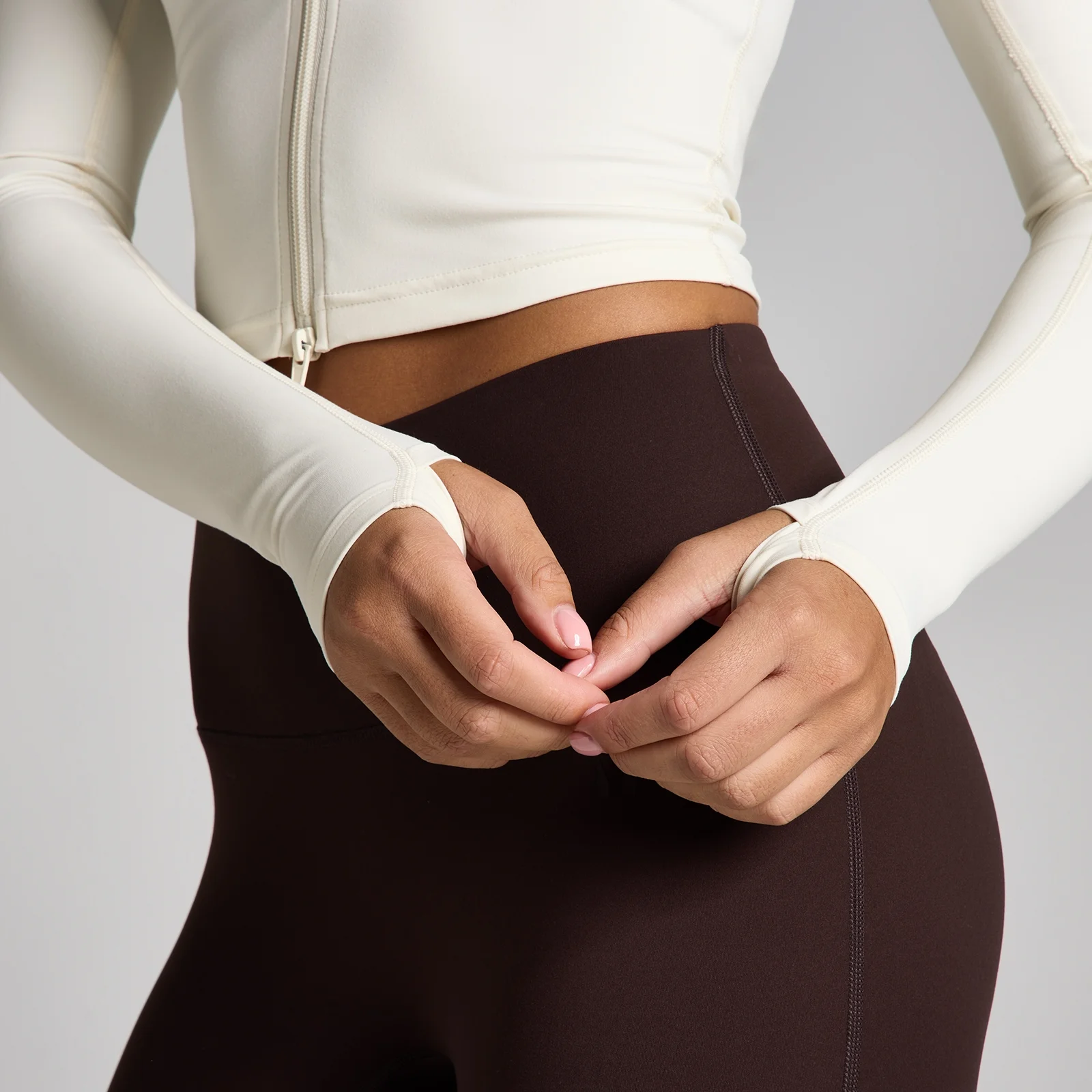 MP Dámske Tempo Cropped Bunda - Vanilka - L Obrázok 4