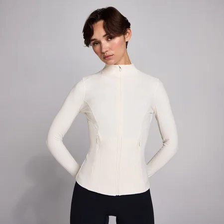 MP dámska bunda SculptForm so zipsom - Perleťová