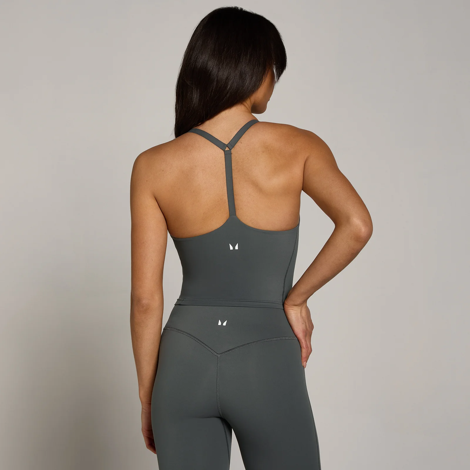 MP Women's Tempo Strappy Racerback Vest - Dark Grey - M Obrázok 1