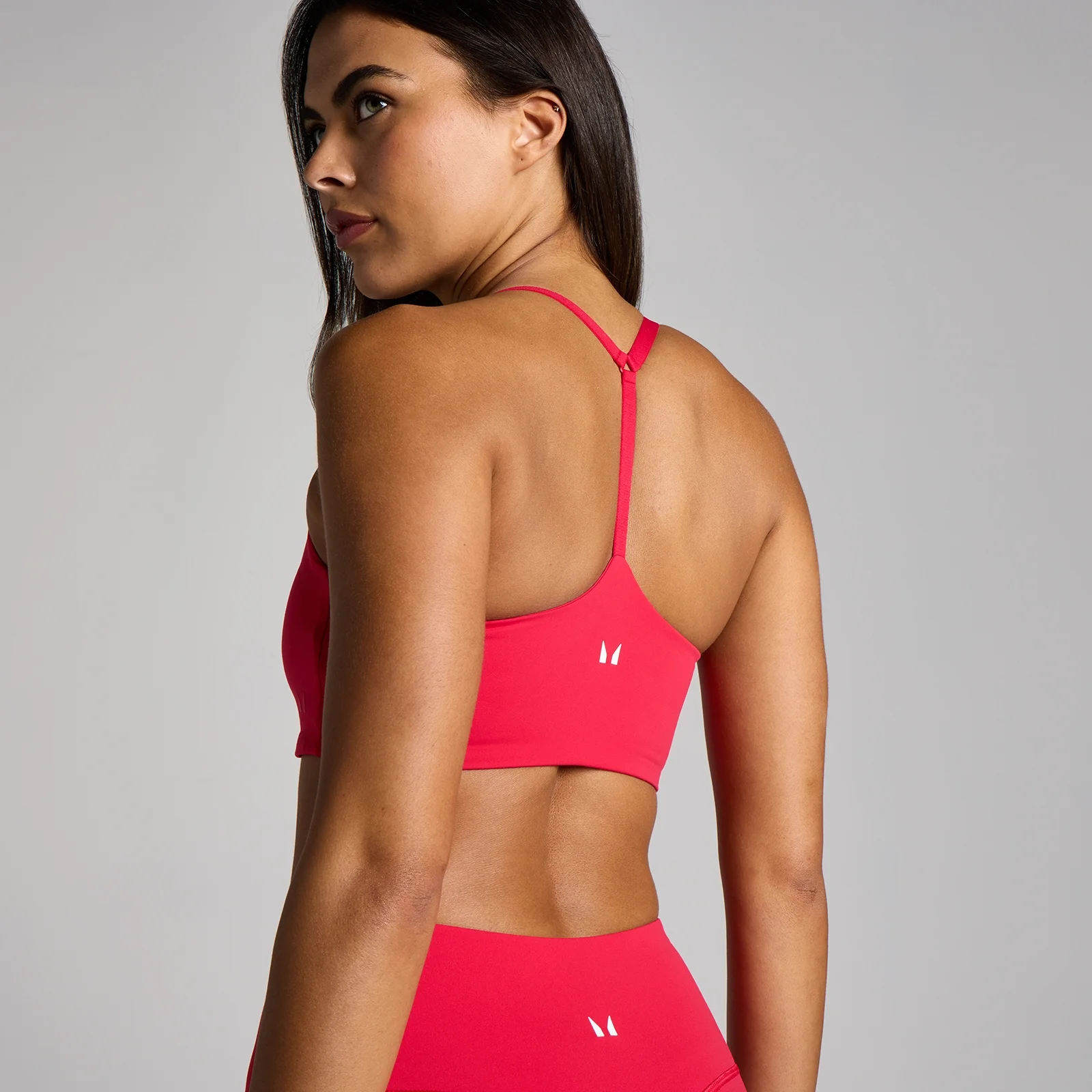 MP dámska športová podprsenka tempo strappy racerback - Chilli - S Obrázok 4