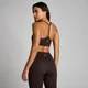MP dámska športová podprsenka tempo strappy racerback - Kakaová