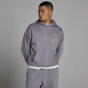 MP pánska mikina na odpočinkový deň oversized - Tmavá melanžová - Size XS