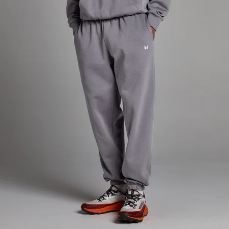MP pánske tepláky na odpočinkový deň oversized - Tmavá melanžová