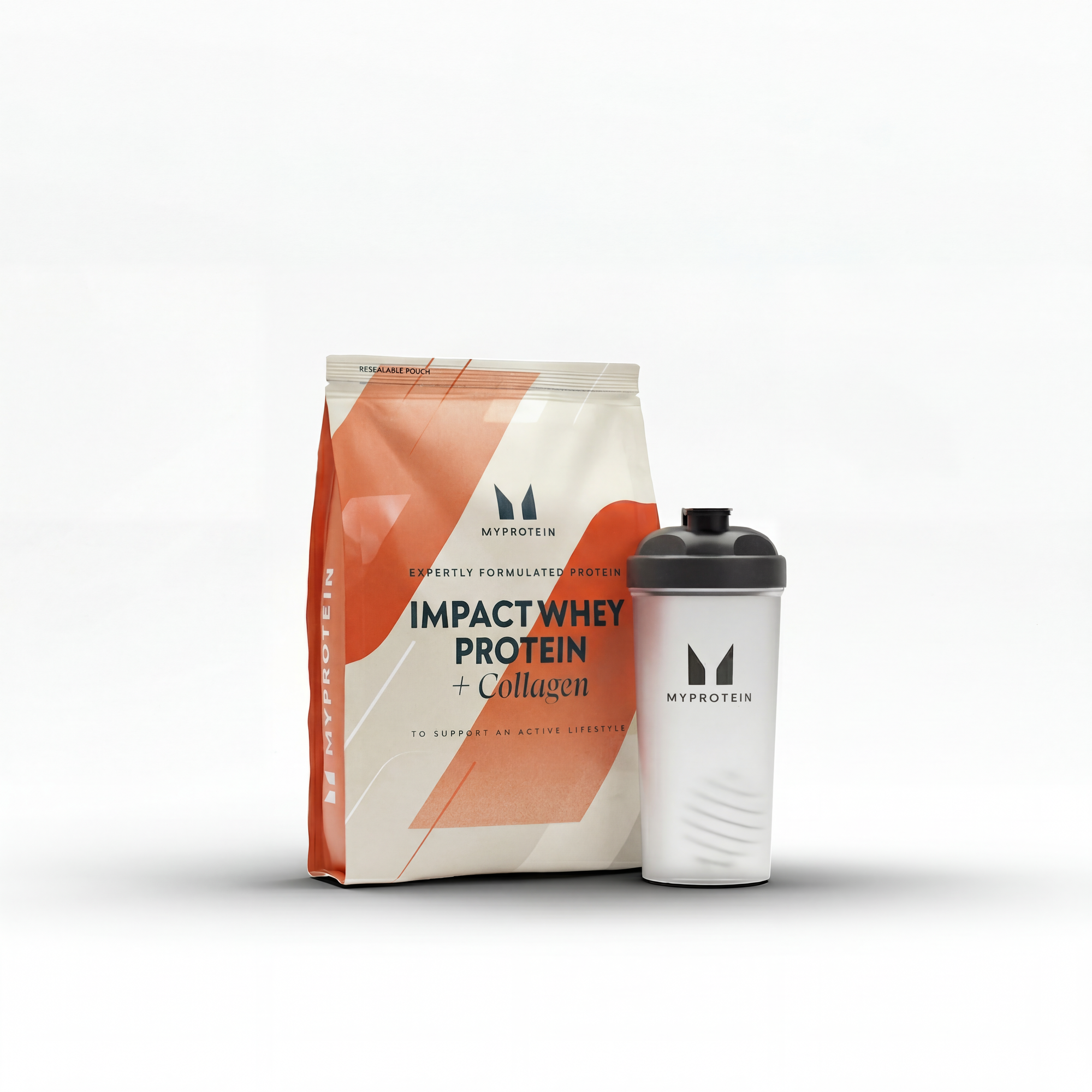Bielkovinový balíček Impact Protein - 30Porcií - Shaker - Chocolate (+Collagen) Obrázok 1