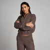 MP dámska bomber bunda Soft Touch so zipsom - Kakaová melírovaná