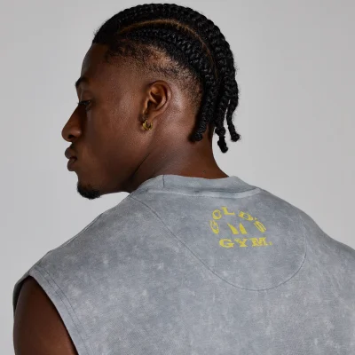 MP X Gold's Pánske Washed Graphic Oversized Tank - Steel Blue - XL Obrázok 6