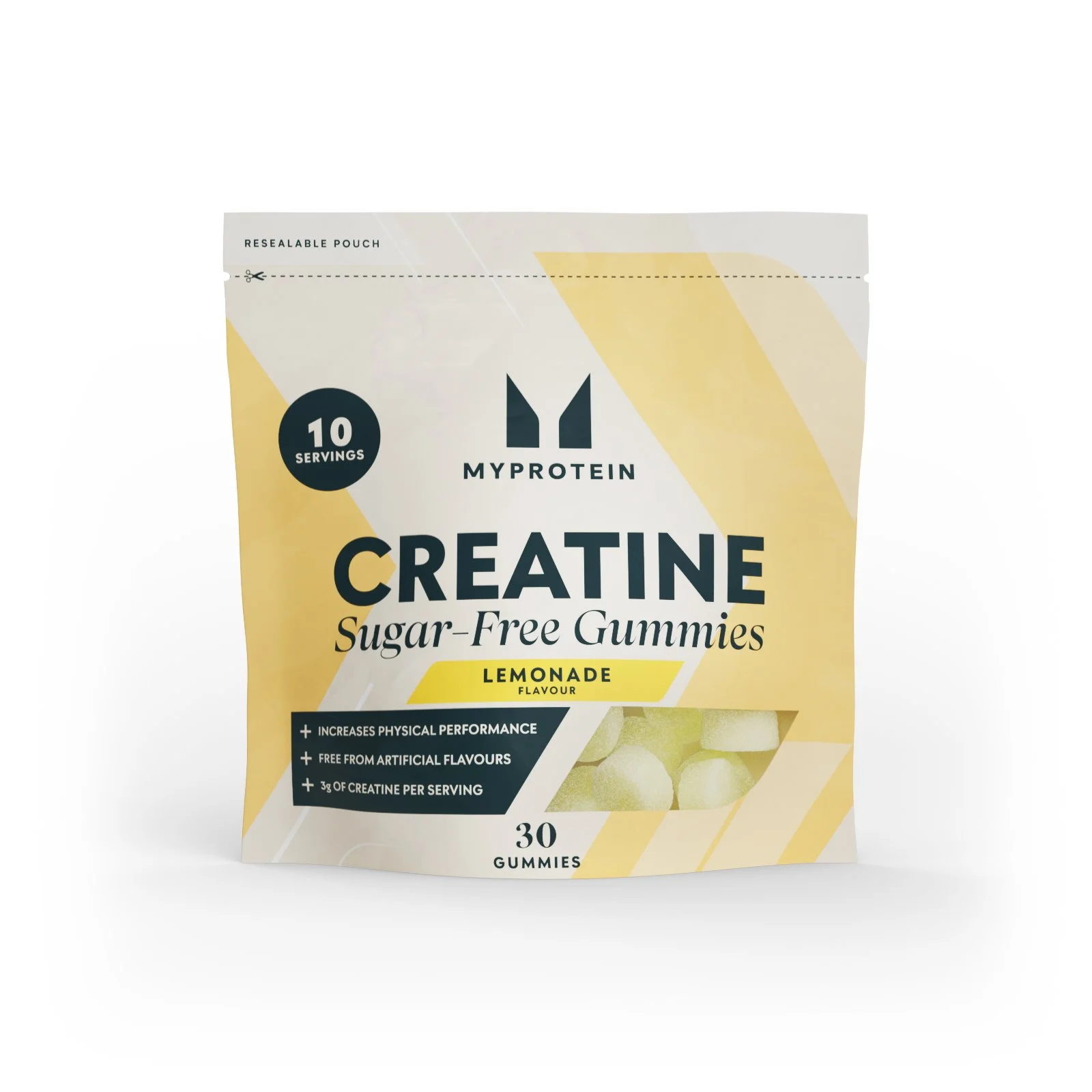 Kreatínové Gumíky bez Cukru - 30 Gummies - 10Porcií - Lemonade Obrázok 1