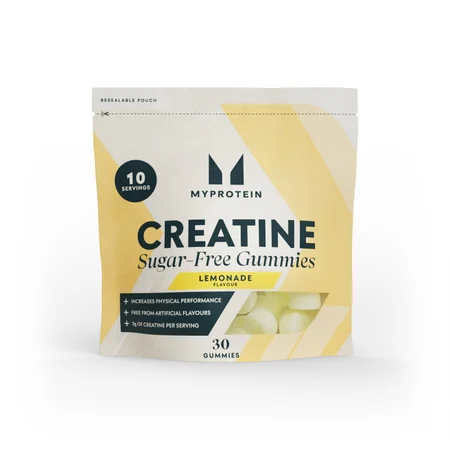 Kreatínové Gumíky bez Cukru - 30 Gummies - 10Porcií - Lemonade