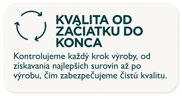 Kvalita od začiatku do konca. Kontrolujeme každý krok výroby, od získavania najlepších zložiek až po výrobu, čím zabezpečujeme vysokú kvalitu a účinnosť doplnkov.