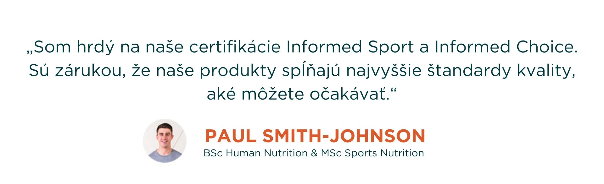 „Vyjadrenie Paula Smitha-Johnsona o Informed Choice a Informed Sport“