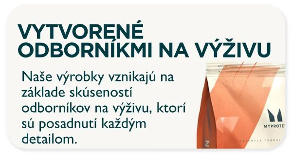 Vyrobené odborníkmi na výživu. Naše výrobky sa rodia na základe skúseností odborníkov na výživu, ktorí sú posadnutí každým detailom.